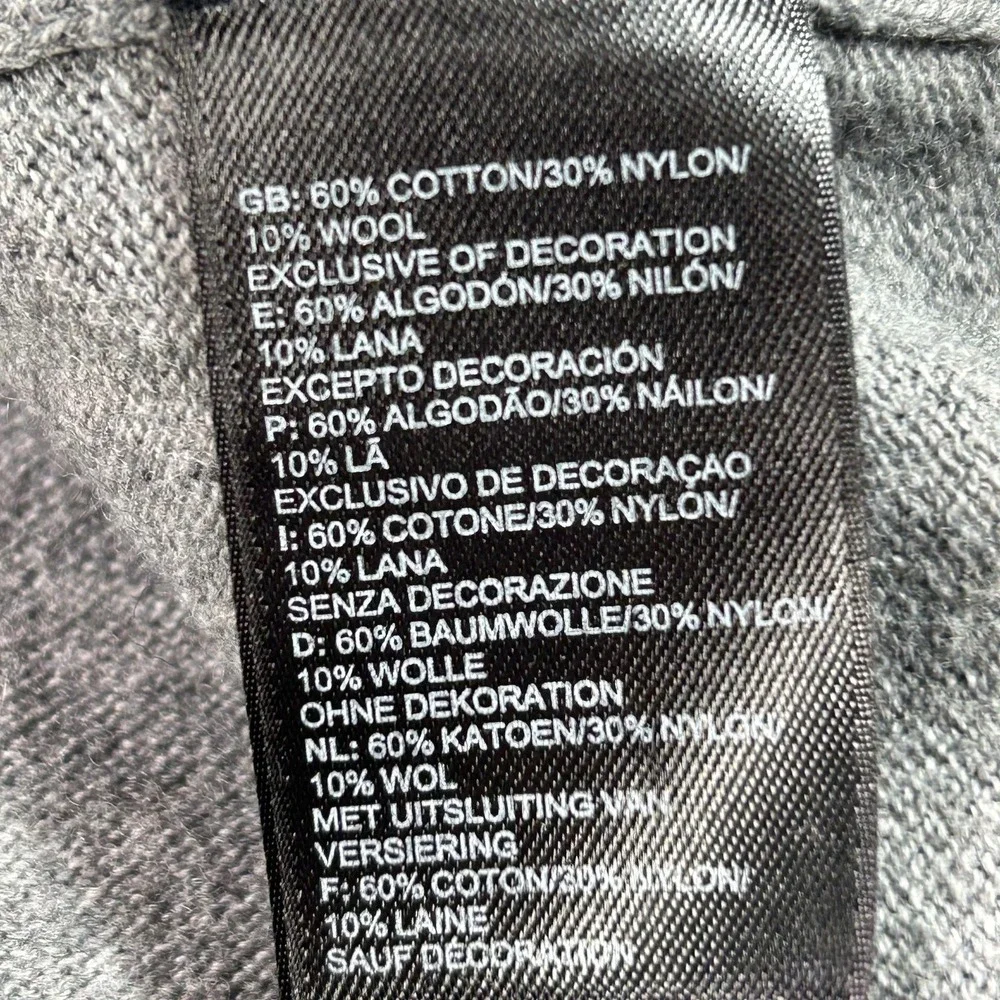 The North Face Sweater‎ Mens Medium Gray 1/4 Zip Mock Neck Knit Pullover